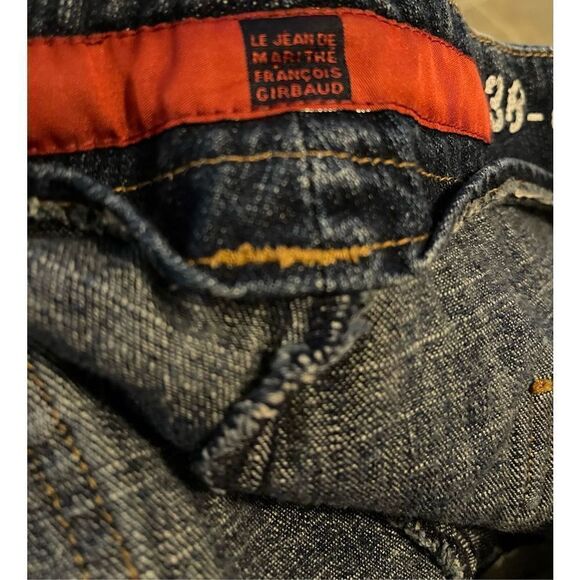 VTG 90’s MARITHE FRANCOIS GIRBAUD  Brand Men’s Baggy Wide leg Cargo Carpenter Je - Picture 8 of 11